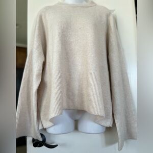 Anthropologie by Elodie Wide Cuffed Sleeve Pullover